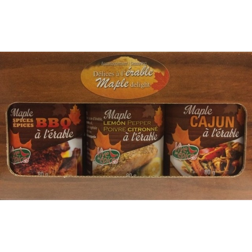 Coffret cadeau délices à l'érable